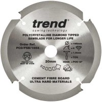 Trend PCD/FSB/1654 Fibre Cement Saw PCD 165X4TX20MM £50.20